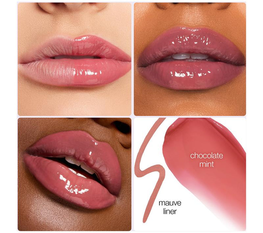 Tarte Kindness Café Maracuja Juicy Lip Plump & Liner 6Pc Set & Bags