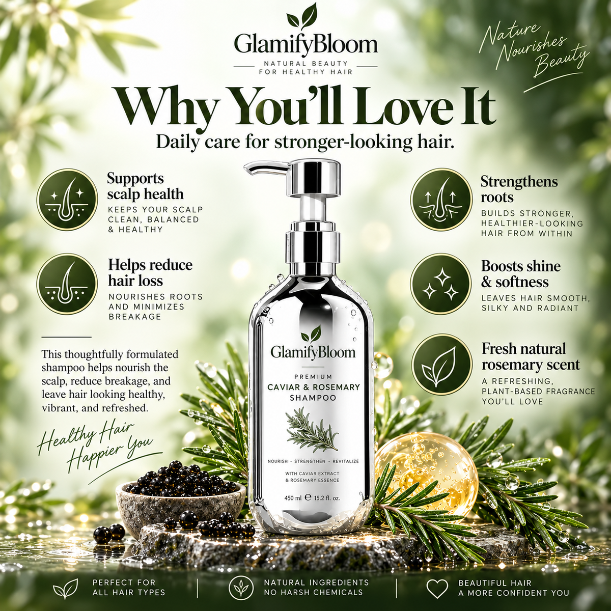 The Ultimate Caviar & Rosemary Shampoo