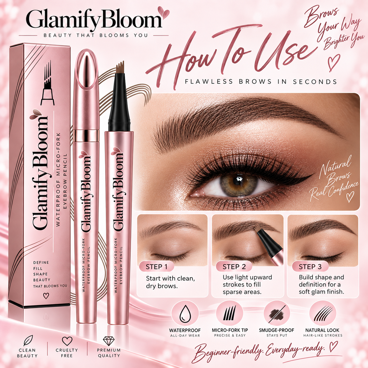 Microblading Effect Precision Brow Pencil