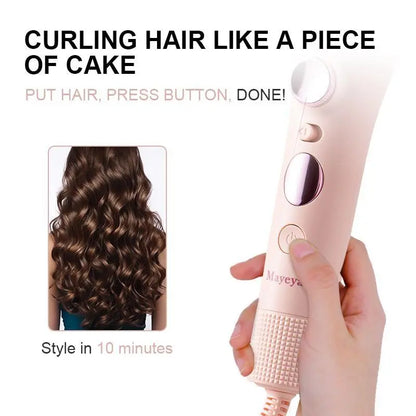 Automatic Hair Curler with LED Display & Adjustable Heat