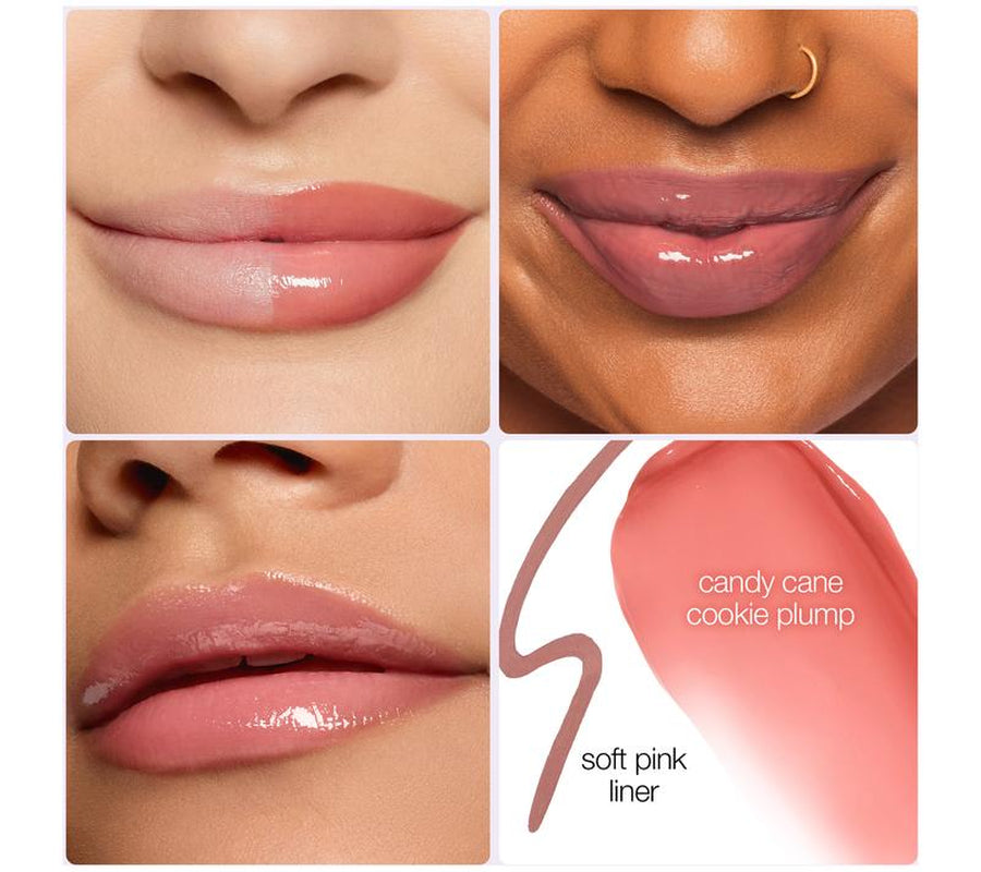 Tarte Kindness Café Maracuja Juicy Lip Plump & Liner 6Pc Set & Bags