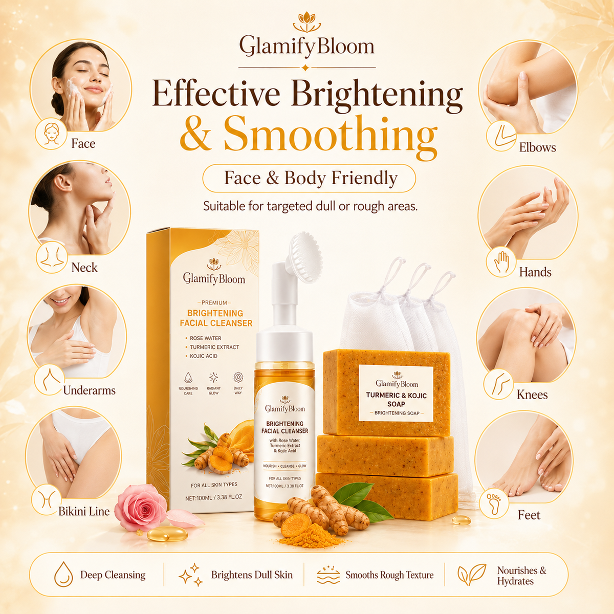 The Ultimate Brightening Turmeric Face Wash Set