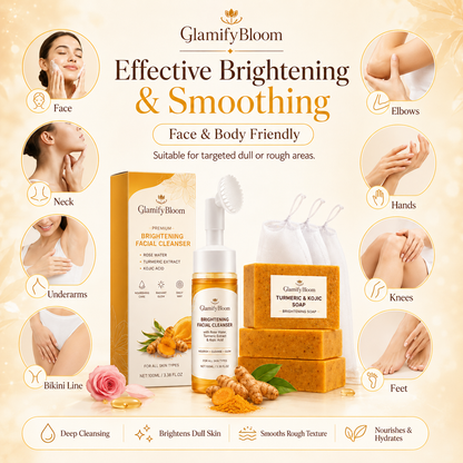 The Ultimate Brightening Turmeric Face Wash Set