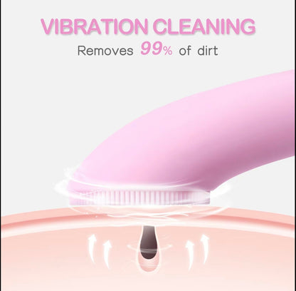 Heatable Vibrating Facial Cleansing Brush