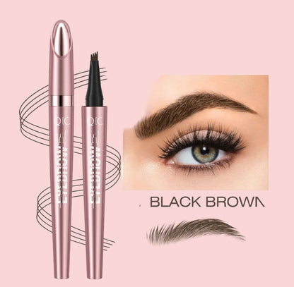 Microblading Brow Pencil – Waterproof, Long-Lasting, Natural Look, Light Coffee