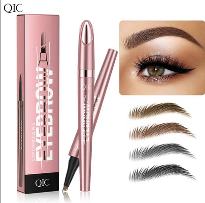 Microblading Brow Pencil – Waterproof, Long-Lasting, Natural Look, Light Coffee