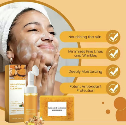 Glow-Boosting Turmeric Face Cleanse Duo