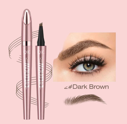 Microblading Brow Pencil – Waterproof, Long-Lasting, Natural Look, Light Coffee