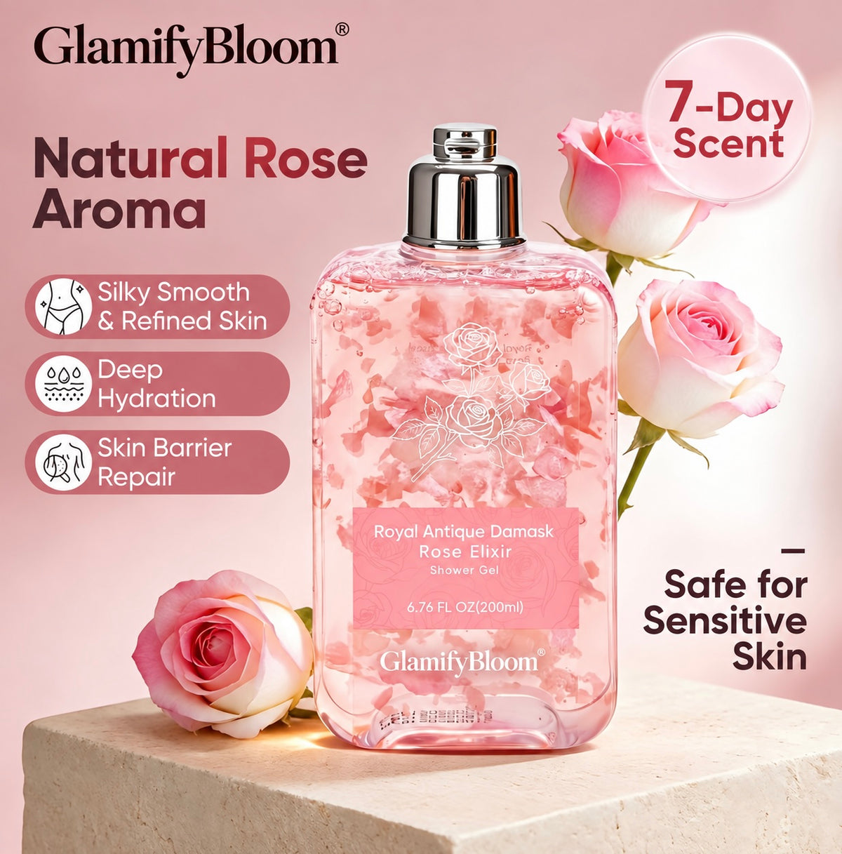 Red Rose Hydrating Daily Body Wash