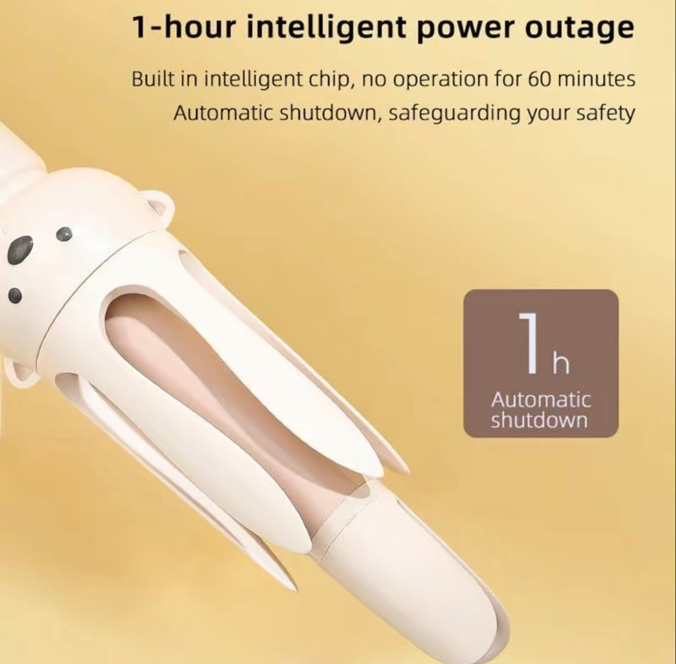 Automatic Rotating Hair Curler 32mm – One-Touch Curling Wand, No Skill Needed, Damage-Free Big Curls