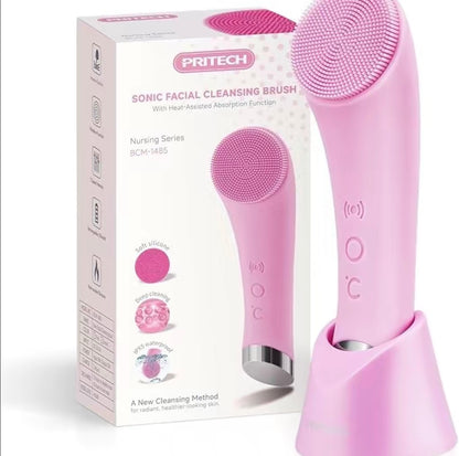 Heatable Vibrating Facial Cleansing Brush