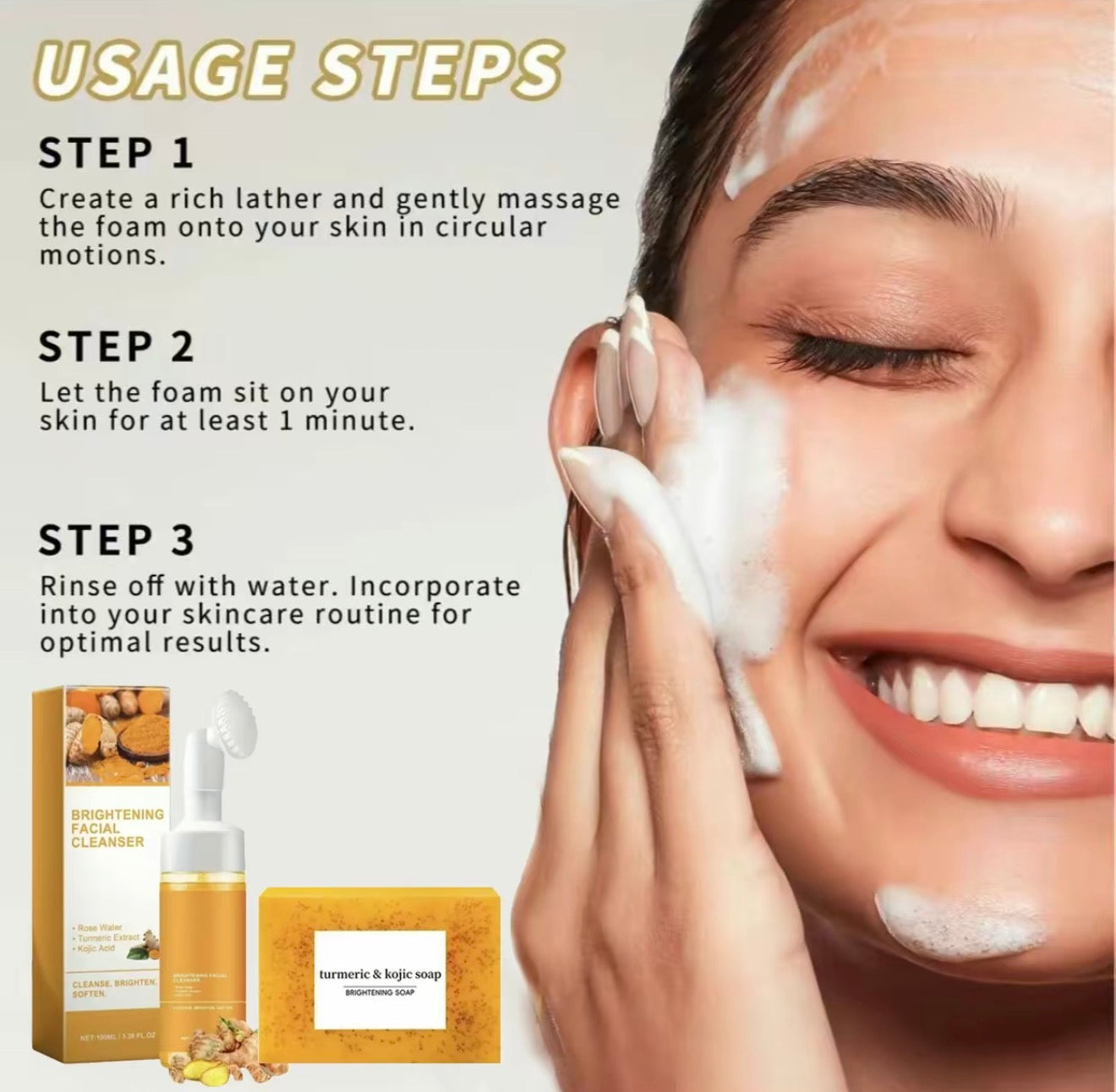 Glow-Boosting Turmeric Face Cleanse Duo