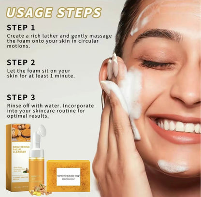 Glow-Boosting Turmeric Face Cleanse Duo