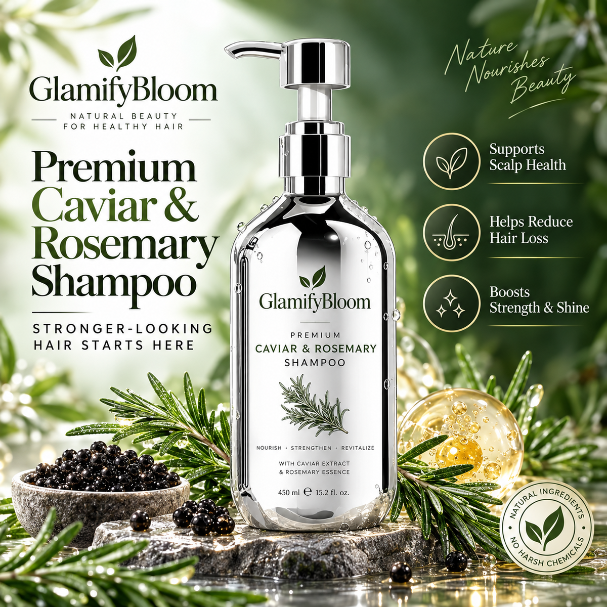 The Ultimate Caviar & Rosemary Shampoo