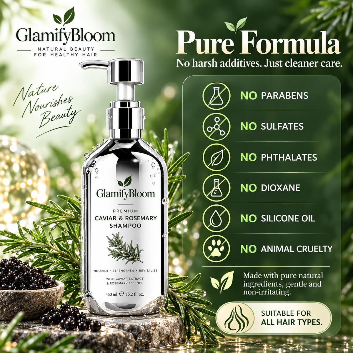 The Ultimate Caviar & Rosemary Shampoo
