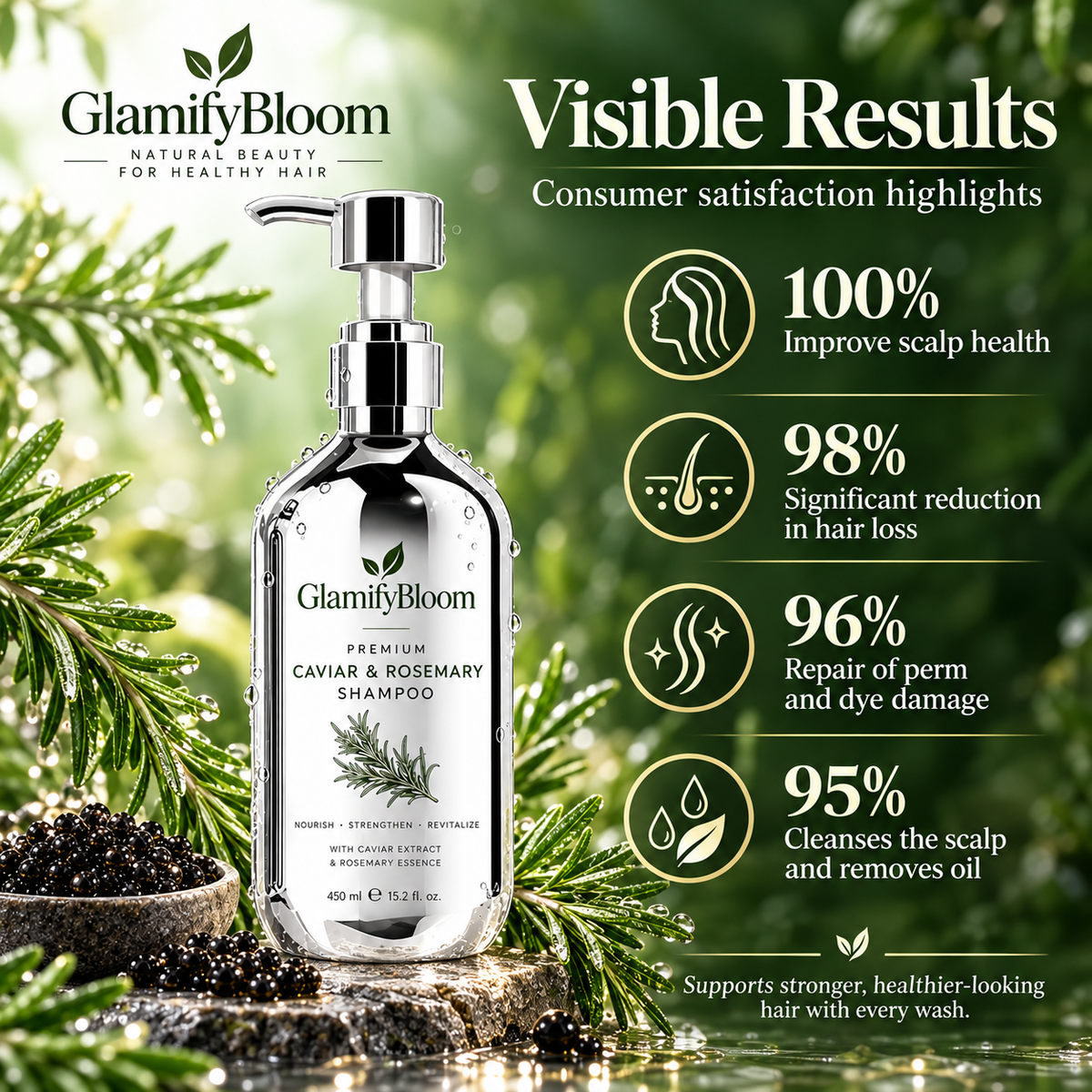 The Ultimate Caviar & Rosemary Shampoo