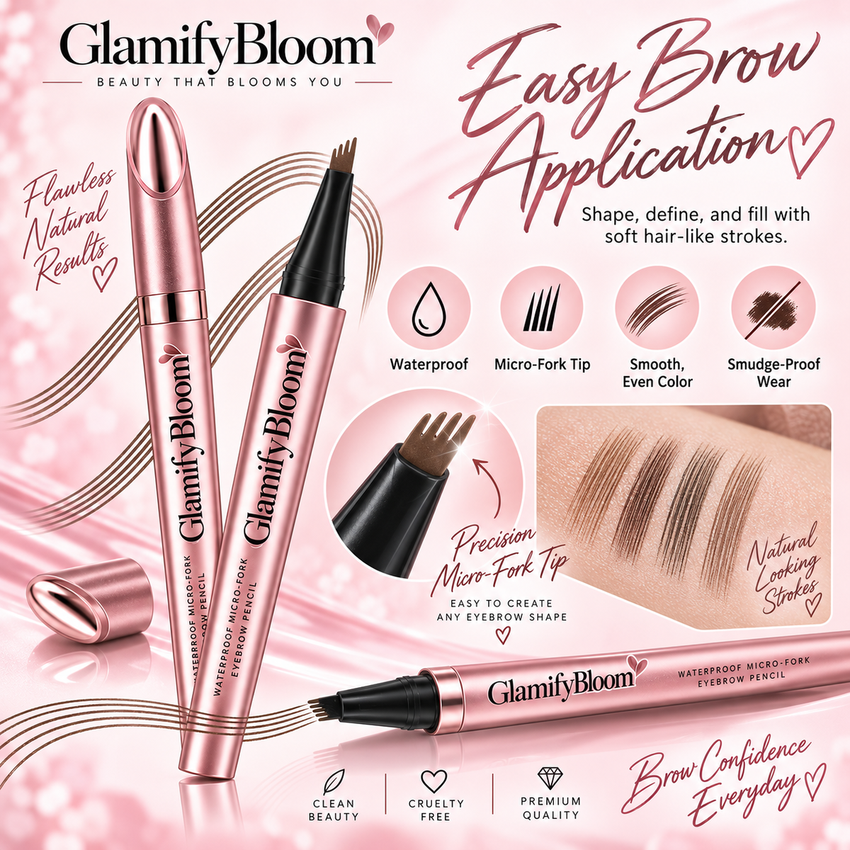 Microblading Effect Precision Brow Pencil