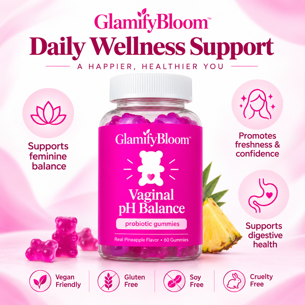 Feminine Health & pH Balance Gummies