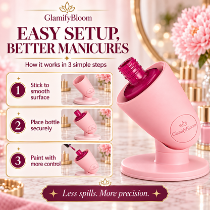 GlamifyBloom SmartGrip Nail Polish Holder