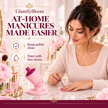 GlamifyBloom SmartGrip Nail Polish Holder