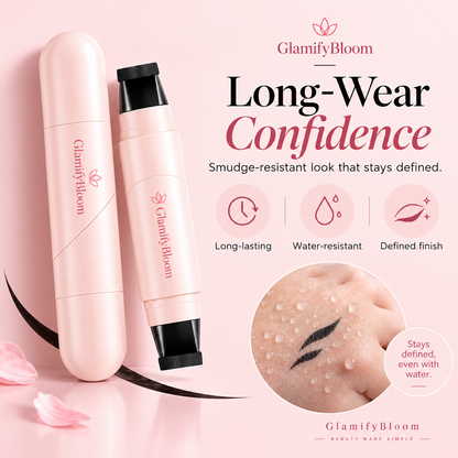 2-in-1 Rotating Winged Eyeliner Stamp Pen