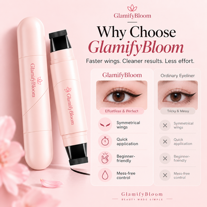 2-in-1 Rotating Winged Eyeliner Stamp Pen