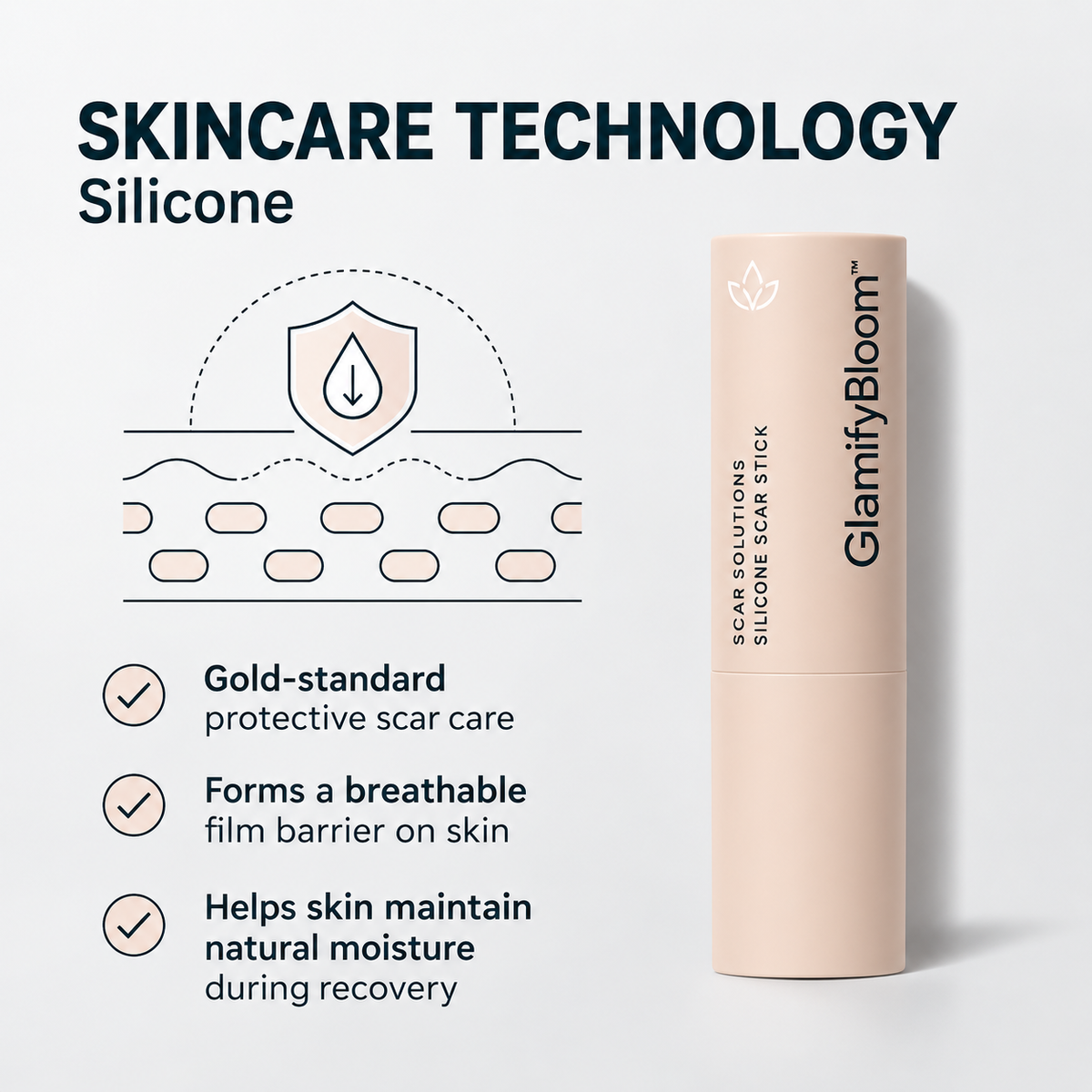 Medical-Grade Silicone Scar Stick Bundle