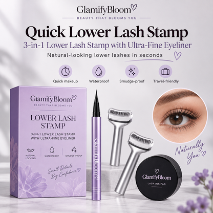 GLAMIFYBLOOM 2-in-1 Eyelash Stamp & Eyeliner Pen