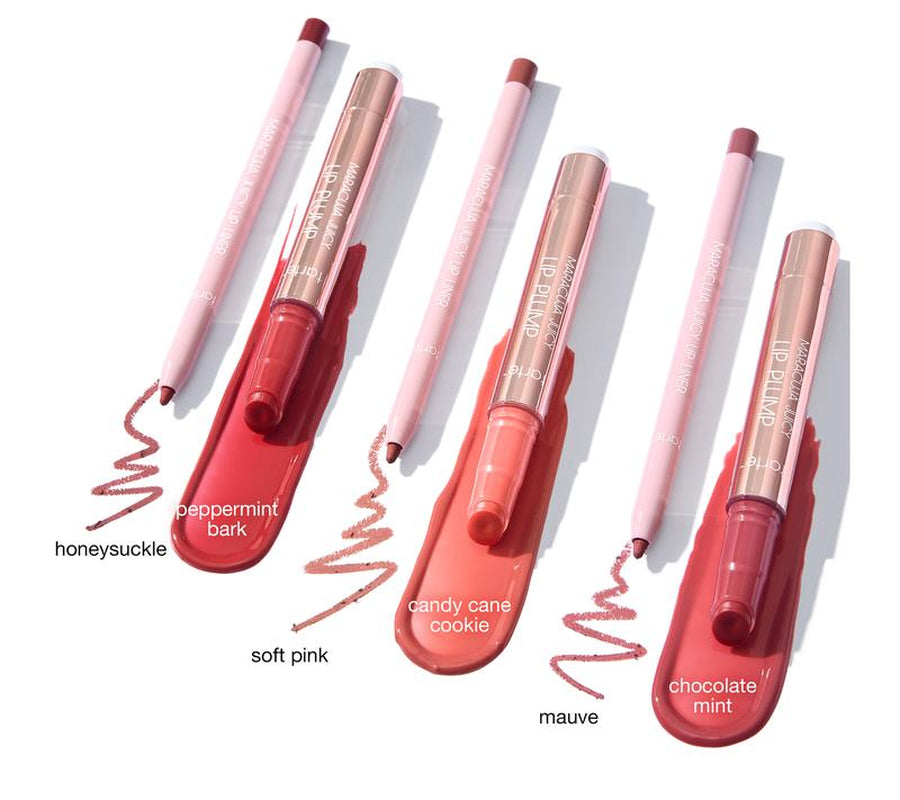 Tarte Kindness Café Maracuja Juicy Lip Plump & Liner 6Pc Set & Bags