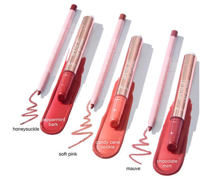 Tarte Kindness Café Maracuja Juicy Lip Plump & Liner 6Pc Set & Bags