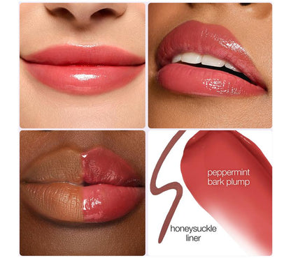 Tarte Kindness Café Maracuja Juicy Lip Plump & Liner 6Pc Set & Bags